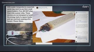 VERIFY: Space heaters and power strips