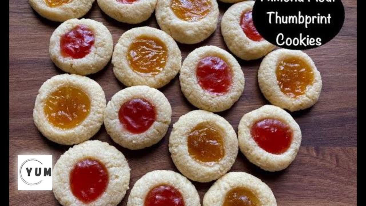 Gluten Free Vegan thumbprint cookies with Almond Flour - Just need 5 ...