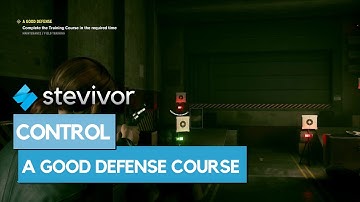 Control: How to complete the training course in A Good Defense