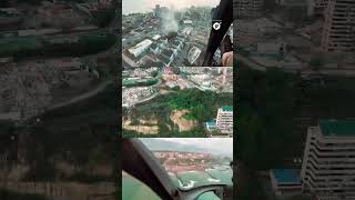 Vista aérea de la devastación en Venezuela tras terremoto