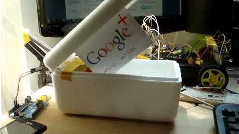 Arduino - Google Plus servo Notifier