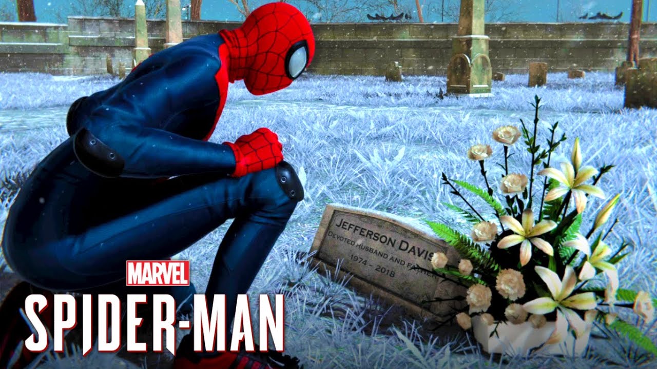 Marvel's Spider-Man: Miles Morales - Paying Respects At Jefferson Davis'  Grave - YouTube