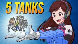 5 Tanks + Lucio | Overwatch Mishaps 56