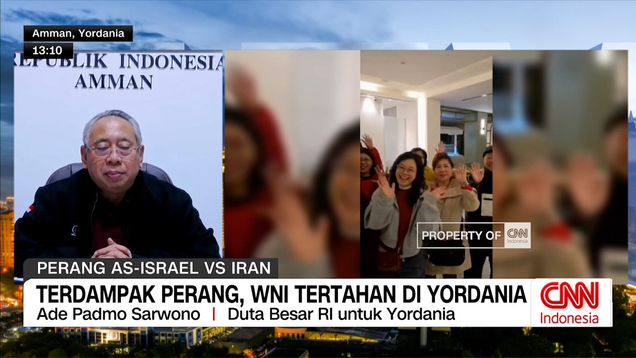 Terdampak Perang, WNI Tertahan di Yordania