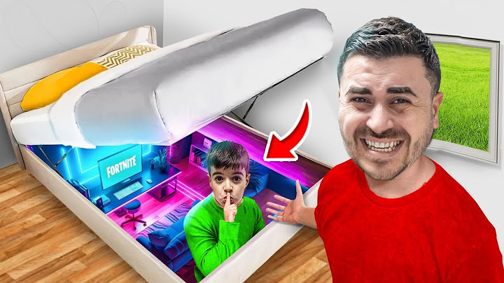 בניתי חדר גיימינג סודי מתחת למיטה שלי !