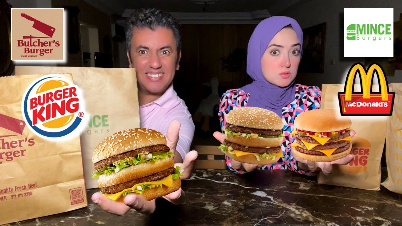 احسن برجر في مصر 🍔 مقارنة بين اشهر المطاعم