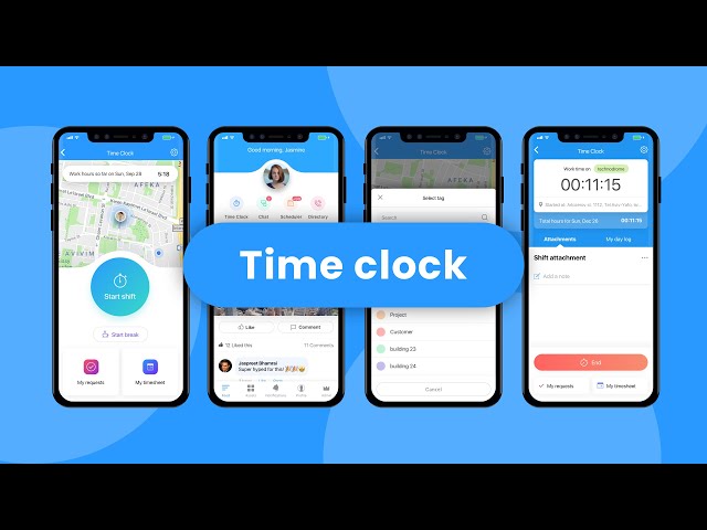 Connecteam - The World's Best Employee Time Clock App class=