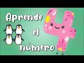 El Número 4 - Aprende el trazo y a contar