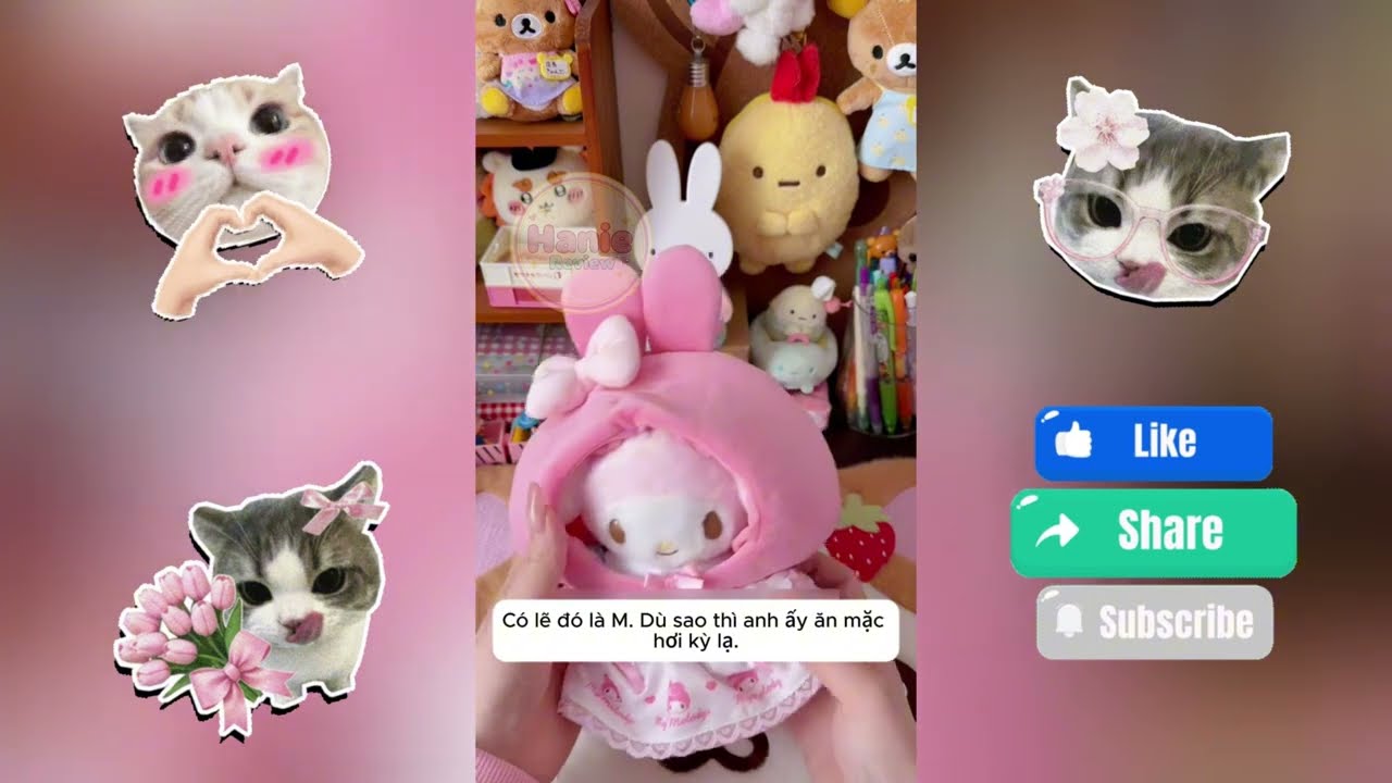 Cùng nhau mở những nhân vật Sanrio mà mình mới mua gần đây nhé! Và cùng xem qua Strawberry News nữa.