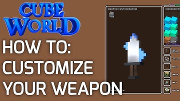 Cube World: How to customize your weapon / Spirit stones explained