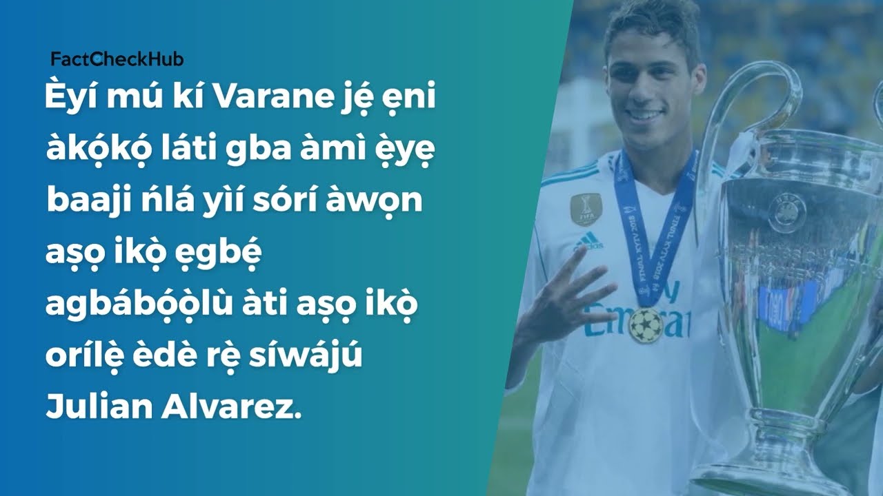 ManCity pa irọ́ nípa agbábọ́ọ̀lù kan ṣoṣo tí ó gba àmì ẹ̀yẹ Àgbáyé fún ẹgbẹ́ àti orílẹ̀ èdè