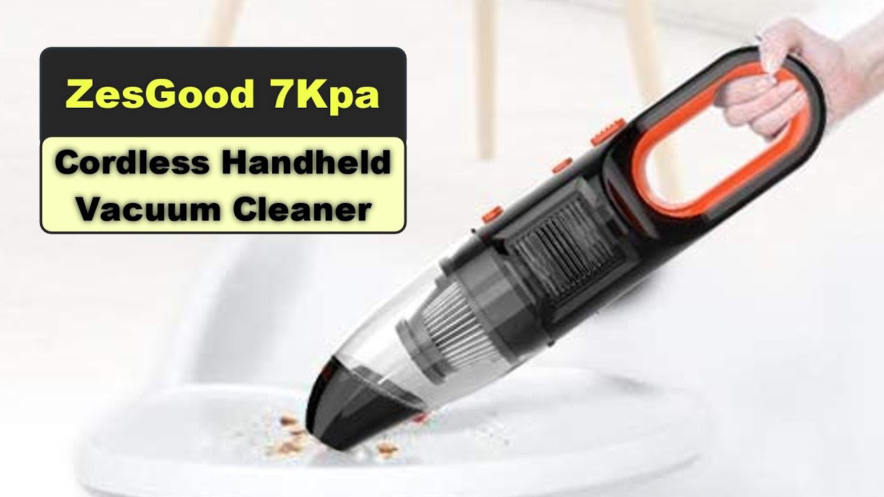 BEST Cordless Vacuum ZesGood Cordless Handheld Vacuum Cleaner YouTube