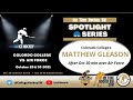 Ithsw spotlight series matthew gleason colorado college oct 30 2021