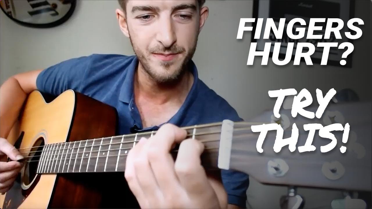 Fingers Hurt From Playing Guitar? Try This!