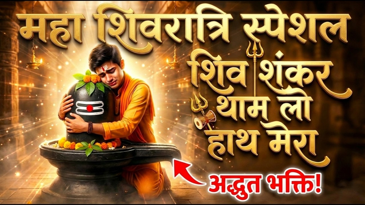 शिव शंकर थाम लो हाथ मेरा 🙏 | maha shivaratri special 2026 🔱🙏 Shiv Shankar Thaam Lo Haath Mera 🙏