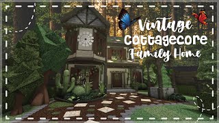 Vintage Cottagecore Family Home   Speedbuild and Tour Bloxburg   iTapixca builds
