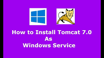 How to install Apache Tomcat 7.0.79 as Windows service and Uninstall