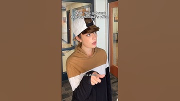 POV: You got sent to the principal’s office. Part 3. #funny #comedy #skit #school