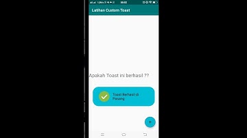 Custom Toast And FAB di Android Studio
