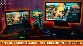 Play Any Mobile Game On Computer Screen 2023 🔥 ||  Play PUBG Mobile On Computer Screen