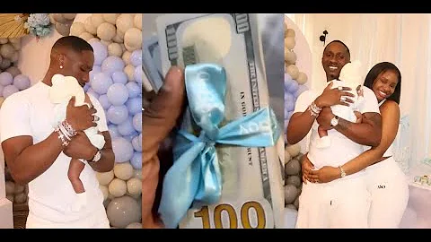 💵 Juma Jux Surprises Priscilla Ojo With Bands of Dollars as Push Gift! 😍