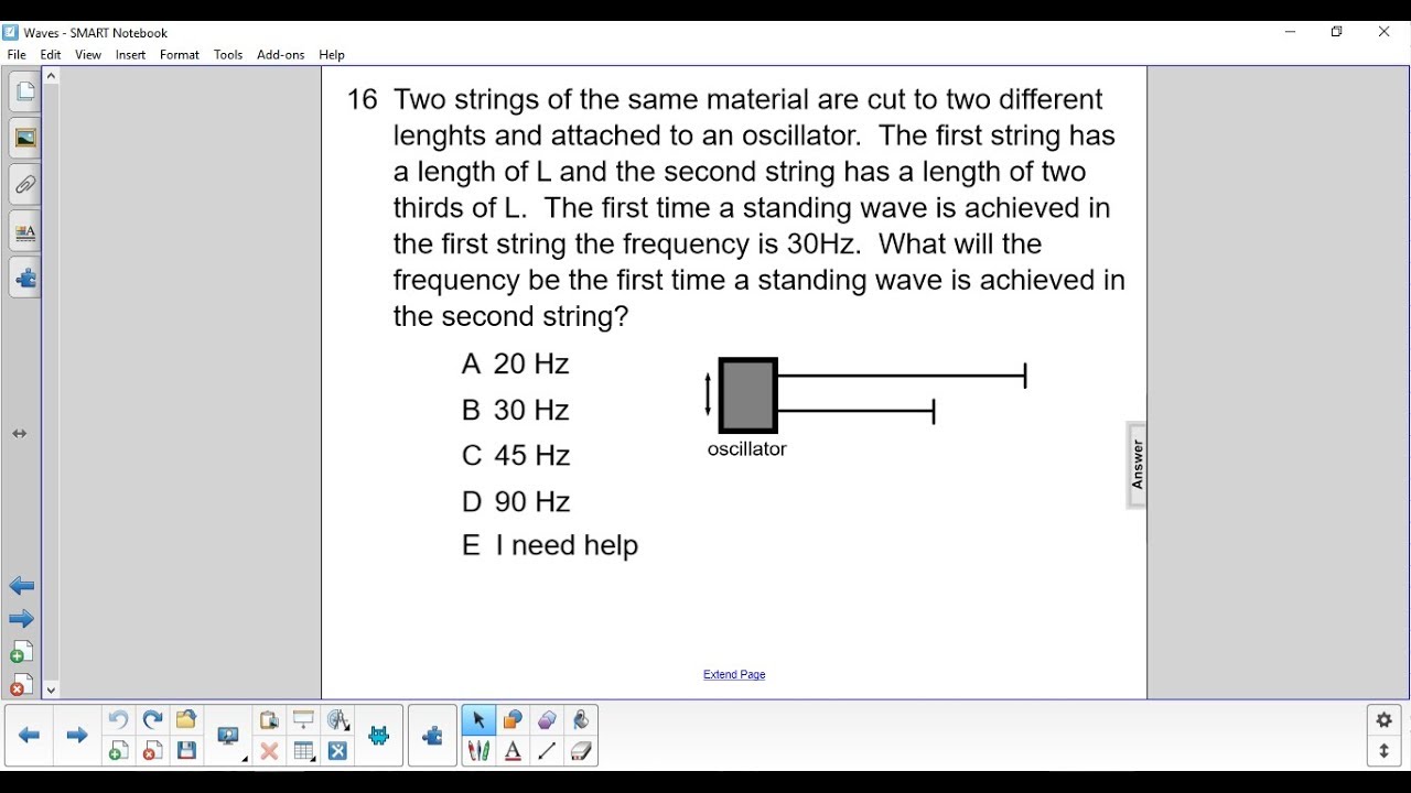 AP Physics 1 Waves Question 16 - YouTube
