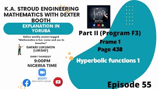 KA Stroud Engr Math 55 - Hyperbolic function 1