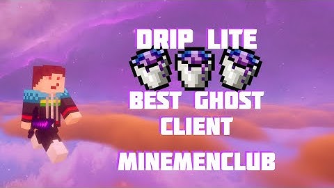 Best Minemen Club Ghost Client?! Cheating on Main with Drip Lite