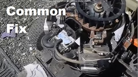 Briggs and Stratton Engine Surging, Stalling & Backfiring fix (parts used below)