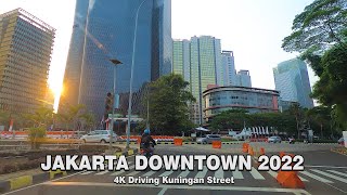 【4K】Driving Around Jakarta City, Amazing Building View | Indonesia 2022