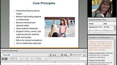 Research-Based, Trauma-Responsive Education Practices, Practitioner Perspective and Closing