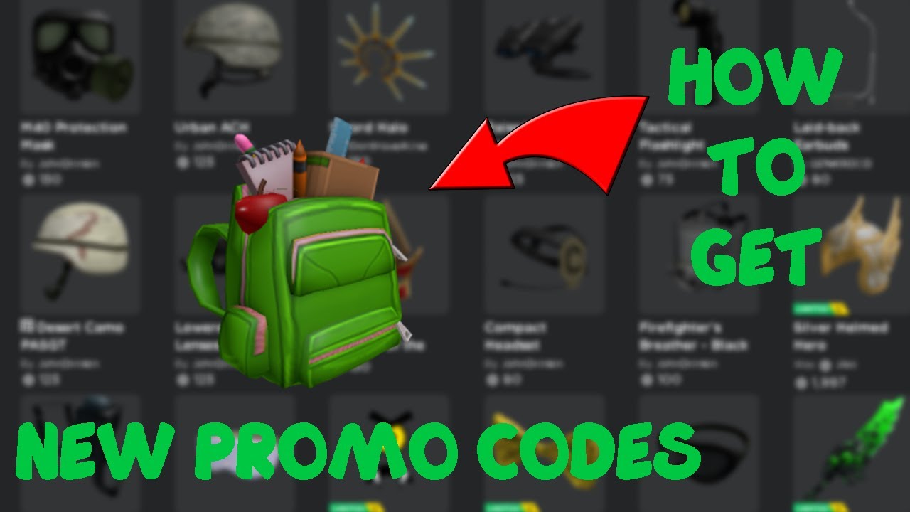 New Promo Code For Fully Loaded Backpack Roblox Youtube - roblox miners haven s8000 life qna plus black friday