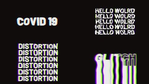 Aberration Glitch Titles DaVinci Resolve Macros