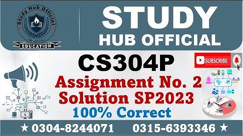 CS304P Assignment 2 Solution Spring 2023, CS304P Assignment 2 solution 2023, CS304P assig 2 solution