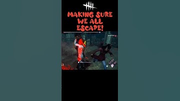 DBD Making Sure We All Escape! #dbd #dbdclip #shorts #intothefog #ladyjudged