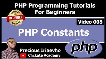 008 - PHP Constants | PHP Tutorial for Beginners Full Course