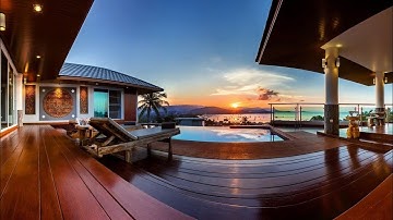 Samui for rent/sale 5(6)Beds sea&sunset view villa 2kitchen,2 living room in Plai Laem ( Bangrak )⤵️