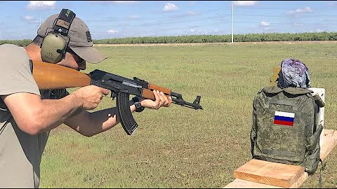 Russian military body armor test