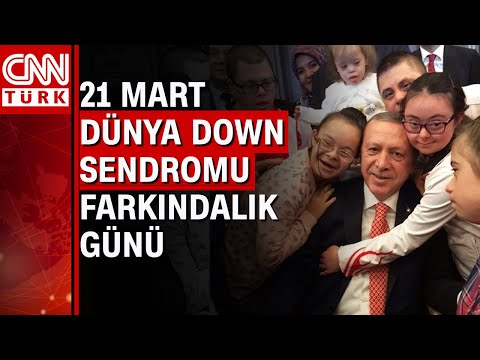 Cumhurbaşkan Erdoğan ve Eşi Emine Erdoğan'dan 'Dünya Down Sendromu Farkındalık G