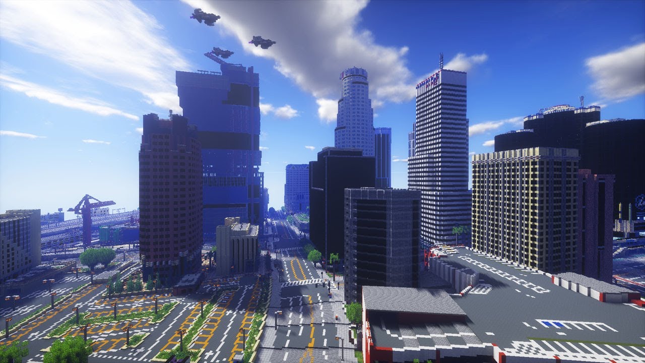 Gta 5 In Minecraft Minecraft Map Youtube