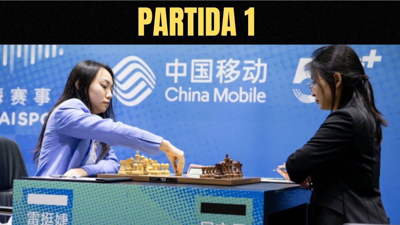 Emoção no Mundial Feminino de Xadrez 2023! Lei Tinjgie x Ju Wenjun, 2ª  Rodada 