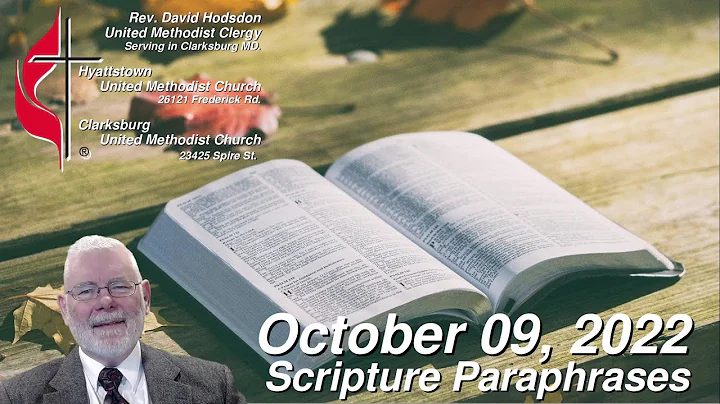 22Oct09 - Lectionary Paraphrases, by Rev. David W....