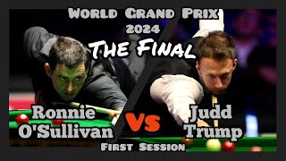Ronnie O'Sullivan vs Judd Trump - World Grand Prix Snooker 2024 - Final - First & Full Session Live