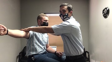 Manual muscle testing (MMT) of the rotator cuff by an expert