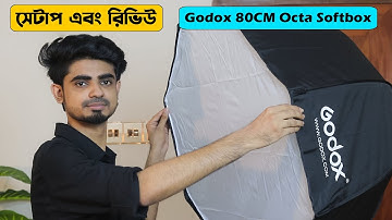 Godox 80CM Octagon Softbox Setup and Review in Bangla