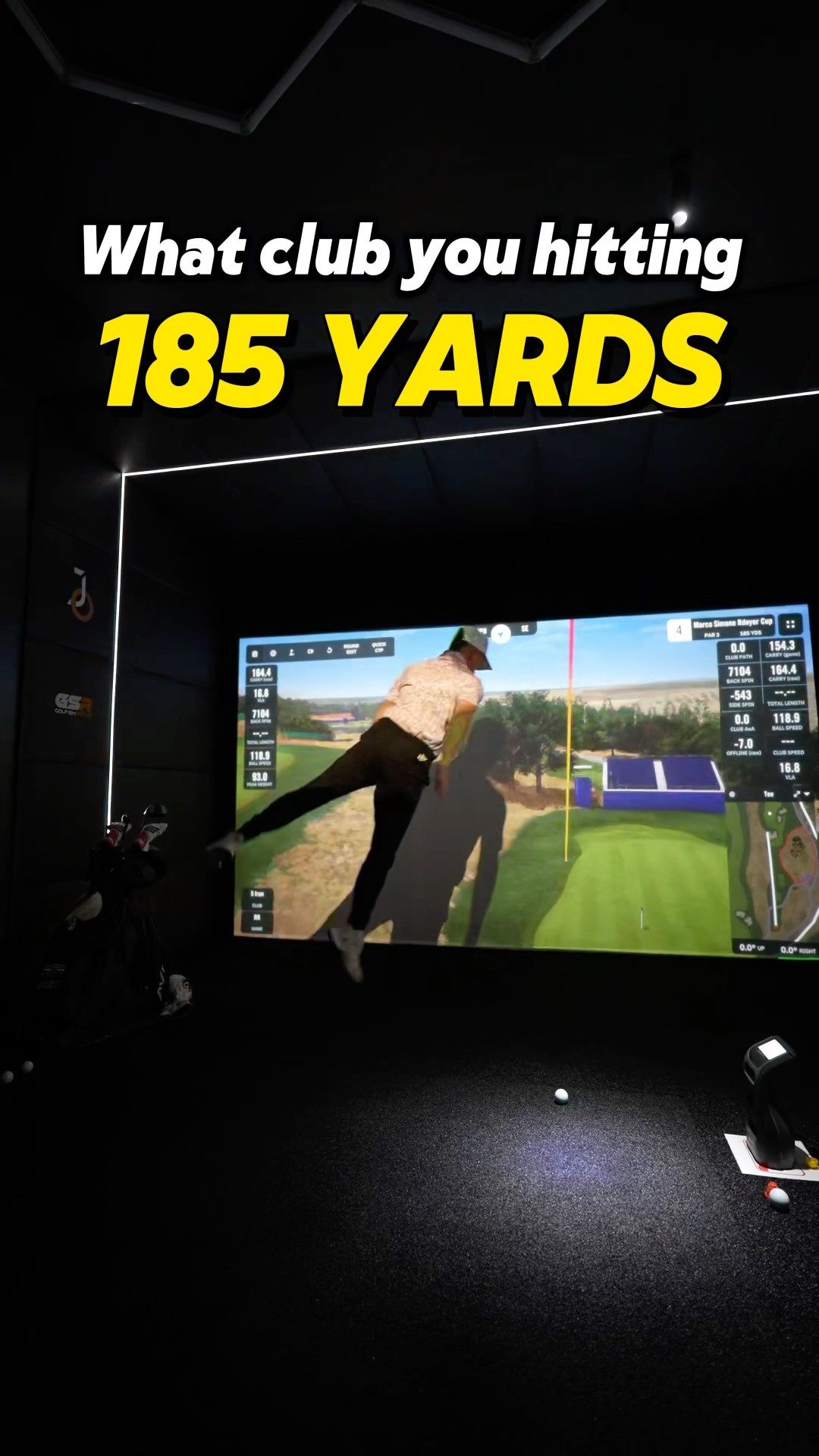 What club are you hitting #golf