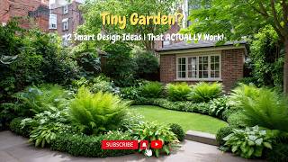 🌿 Tiny Garden? 12 Smart Design Ideas That ACTUALLY Work! 🏡✨