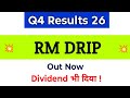 RM Drip & Sprinklers Systems Share | RM Drip Share Latest News Today | RM Drip Q4 Results