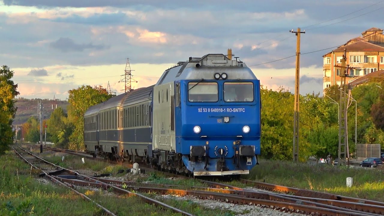 InterRegioNight vonat hagyja el Nagyváradot