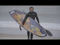 Solamanzi waveski surfing  asymmetrical waveski  left shredder model